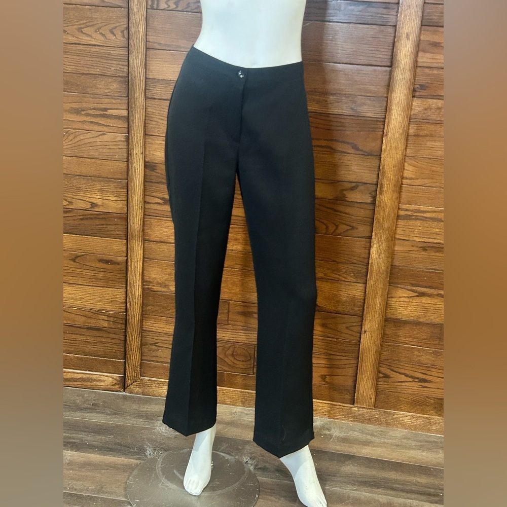 Accomplice. Size 7. Black Tailored Trousers with Straight Leg Cut